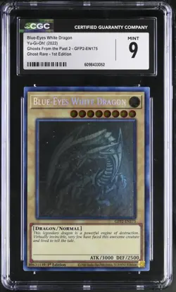 Blue-eyes White Dragon GFP2-EN175 1st Edition Yu-gi-oh! CGC 9 Mint *052 - Image 1