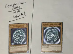 YUGIOH NA ENHANCED Blue-Eyes White Dragon OP28-EN001 Ultimate Rare NM #3 - Image 3
