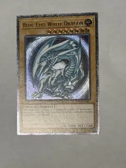 YUGIOH NA ENHANCED Blue-Eyes White Dragon OP28-EN001 Ultimate Rare NM #3 - Image 4