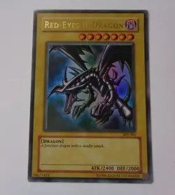 Red-Eyes B. Dragon SDJ-001 (Ultra Rare, Unlimited, Lightly Played / LP) Yugioh - Image 1