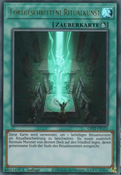 yugioh 1x Fortgeschrittene Ritualkunst GFP2-DE153 ULTRA 1AUFLAGE DEUTSCH - Image 1