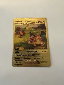 Pokemon Charizard Gx Gold Card - Image 1