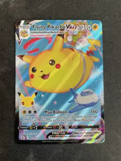 Flying Pikachu VMAX 007/025 Celebrations Holo Pokemon TCG Card English NM - Image 1