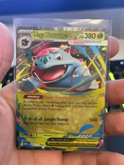 Mega Venusaur EX NM 003/132 Mega Evolution Pokemon Card - Image 1
