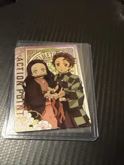 Nezuko Tanjiro Demon Slayer UEX05BT/KMY-3-AP01 FOIL Action Point UNIONARENA Card - Image 3