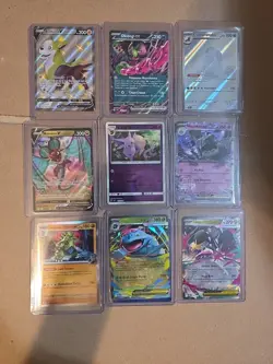 Pokemon Mixed Card LOT Of 9 Rares Halos - Image 1