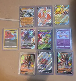 Pokemon Mixed Card LOT Of 10 Rares Halos - Image 1