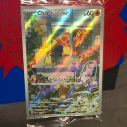 Pokemon Charmander 043/SV-P Scarlet & Violet 151 Promo Full Art Holo Card - Image 1