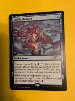 Mystic Remora. Secret Lair drop SLD enchantment MTG Card. - Image 1