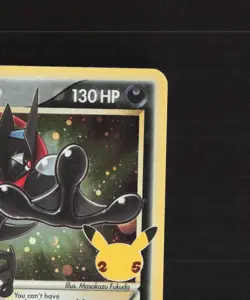 Greninja Gold Star SWSH144 Sword & Shield Black Star Promo Holo Pokemon Card NM - Image 4