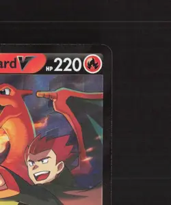 Lance's Charizard V SWSH133 Sword & Shield Black Star Promo Holo Pokemon Card NM - Image 4