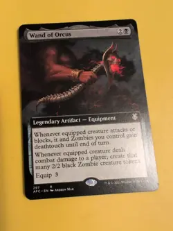 Wand of Orcus. AFC Artifact equipment MTG Card. - Image 3