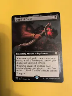Wand of Orcus. AFC Artifact equipment MTG Card. - Image 4