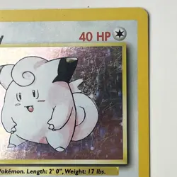 Clefairy 5/102 Holo Rare Vintage Original Base Set Pokemon Card 1999 LP - Image 4