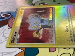 Shinx 98/130 Reverse Holo Diamond & Pearl Stamped Ken Sugimori Pokemon Card TCG - Image 3