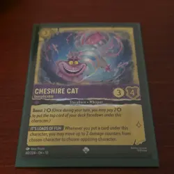 Disney Cheshire Cat Inexplicable (foil) The First Chapter Lorcana TCG Rare Card - Image 1