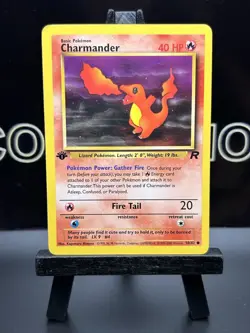 1st Edition Charmander 50/82 - Team Rocket - Pokemon Card - Near Mint (NM) - Image 2