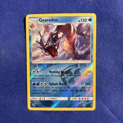 Gyarados 33/147 SM Burning Shadows REVERSE HOLO RARE Pokemon Card Near Mint - Image 1