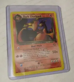 Pokemon TCG Dark Charizard Non-Holo Card 21/82 Team Rocket 2000 Played Vintage B - Image 3