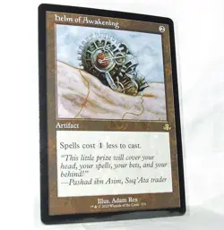 Helm of Awakening Dominaria Remastered Rare Retro Frame MTG Card 379 - Image 1