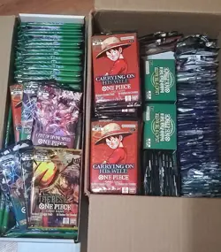 One Piece 800+ Card Bulk Lot Common/Uncommon/Leaders/Rare Cards - Image 1