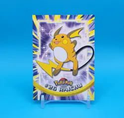 Pokemon Card - Raichu #26 - Topps Series 1 - Red Logo - Image 1