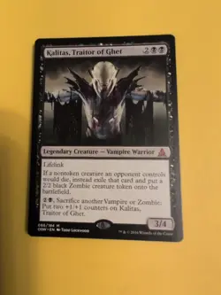 Kalitas, Traitor of Ghet. Mythic. Vampire Warrior OGW MTG Card. - Image 2