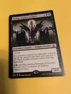 Kalitas, Traitor of Ghet. Mythic. Vampire Warrior OGW MTG Card. - Image 4