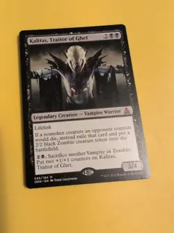Kalitas, Traitor of Ghet. Mythic. Vampire Warrior OGW MTG Card. - Image 5