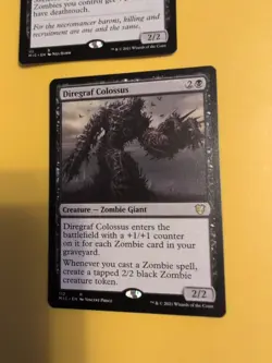 Death Baron & Diregraf Colossus. 2 Zombies MIC MTG 2 Card. - Image 2