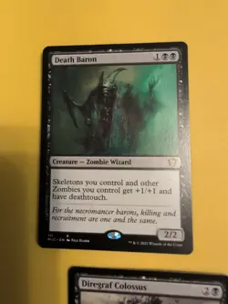 Death Baron & Diregraf Colossus. 2 Zombies MIC MTG 2 Card. - Image 3