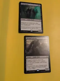 Death Baron & Diregraf Colossus. 2 Zombies MIC MTG 2 Card. - Image 5