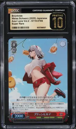 Brunhilde Weiss Schwarz Azur Lane Vol.2 CGC 10 Pristine SR Rare Card - Image 1