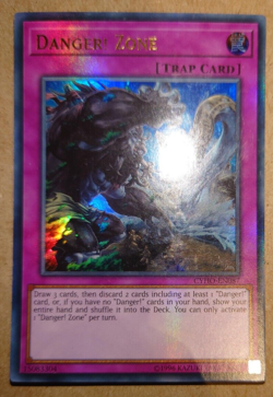 Danger! Zone CYHO-EN087 Ultra Rare YuGiOh Card - Image 1