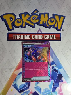 Pokemon Prismatic Evolutions 116/131 Max Rod Ace Spec Trainer Holo Rare Card - Image 1