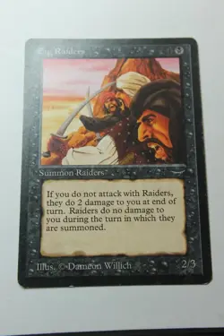 MTG Erg Raiders x1- -Arabian Nights-Mod/Hvy Play - Image 1