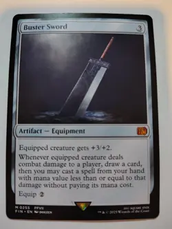 Buster Sword - #255 Regular - Final Fantasy - Mtg - Image 1