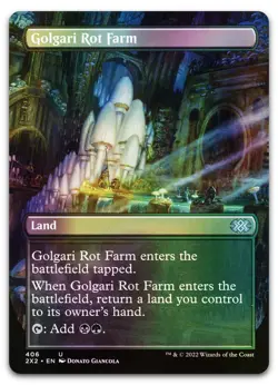 Golgari Rot Farm (Borderless) #406 (Foil) (NM) Double Masters 2022 2X2 Magic MTG - Image 1