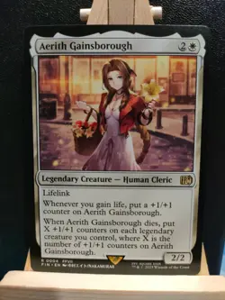 Aerith Gainsborough - Final Fantasy - Rare - NM (see pics) MTG - Image 1