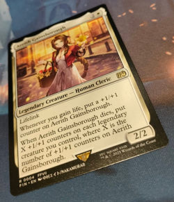 Aerith Gainsborough - Final Fantasy - Rare - NM (see pics) MTG - Image 3