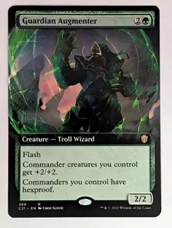 (Normal) Guardian Augmenter (Extended Art) (389) Commander 2021 Mtg NM - Image 1