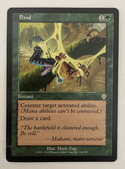 1x Bind Invasion MTG Magic the Gathering LP *READ* - Image 1