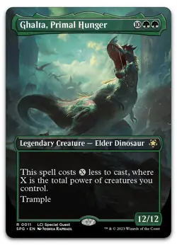 Ghalta, Primal Hunger (Borderless) #11 (NM) Special Guests SPG Magic MTG - Image 1