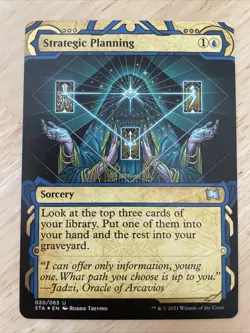 MTG Strategic Planning Strixhaven: Mystical Archives #020/063 FOIL-ETCHED U NM/M - Image 1