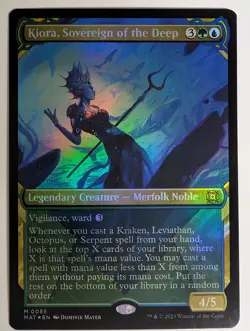 MTG - Kiora, Sovereign of the Deep - MAT - M - Showcase Foil - 85 - Image 1