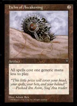 MTG Helm of Awakening LP Light Play Visions [3313] - Image 1