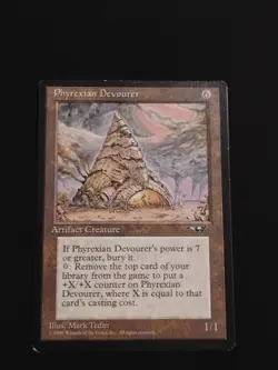 Magic The Gathering Alliances Phyrexian Devourer MTG Moderate Play - Image 1
