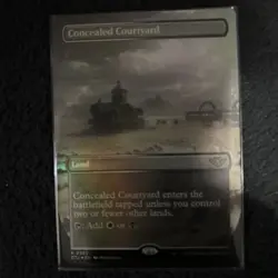 MTG - Concealed Courtyard Borderless - FOIL - Outlaws of Thunder Junction - NM - Image 1