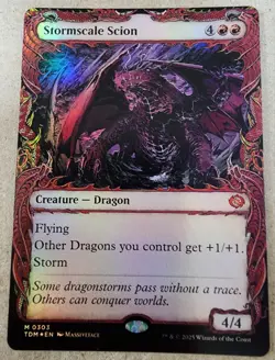 Stormscale Scion - #303 Foil (Showcase) Tarkir: Dragonstorm - Mtg - Image 1