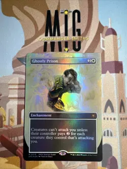 Ghostly Prison ✨ Borderless FOIL ✨ MTG NM Near Mint Special Guests (0019) - Image 1